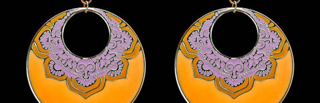 Fabrication de boucles d'oreilles en émail