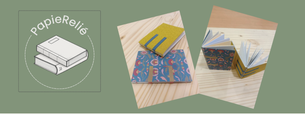 Fabrique ton carnet cousu sur rubans