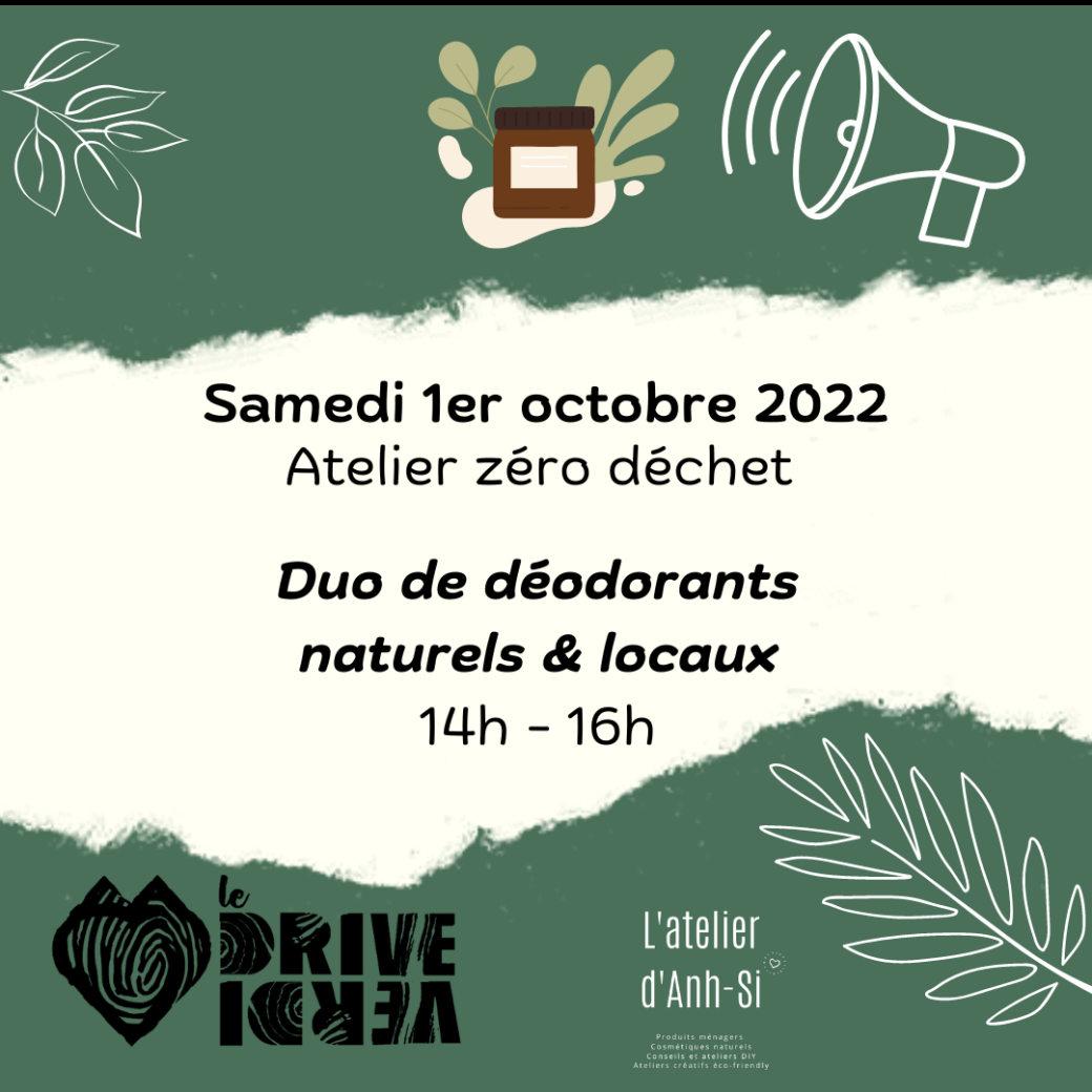 @ DRIVE VERDI | Duo de déodorants naturels