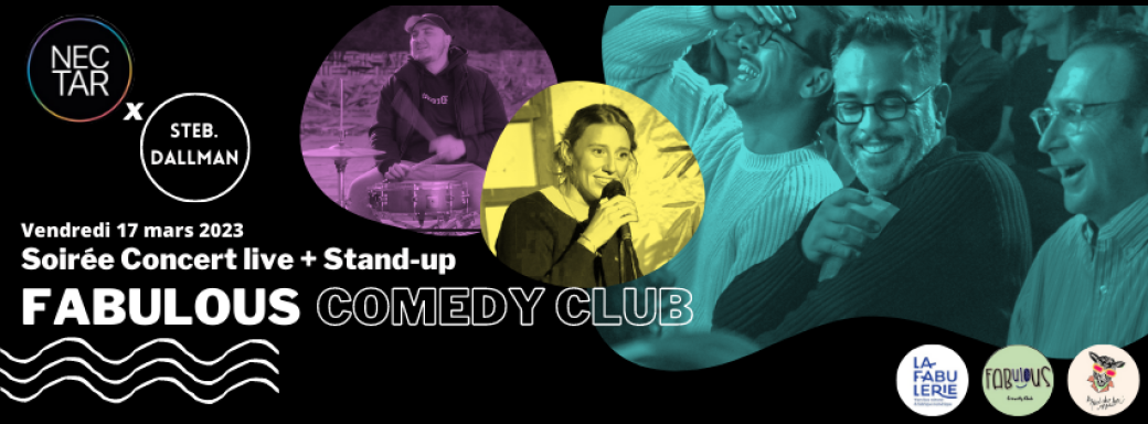 Fabulous Comedy Club (NECTAR + STEB.DALLMAN) - Concert RnB/neo-soul live + Stand-up