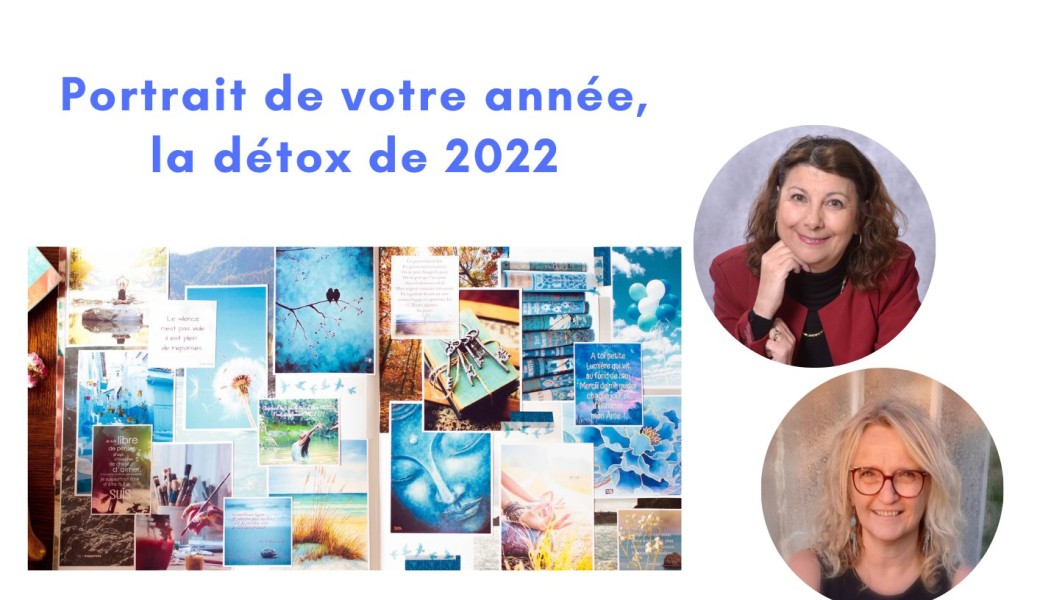 Créer un portrait de votre année 2022 par l'alliance de la connexion à soi et de l'art-thérapie.