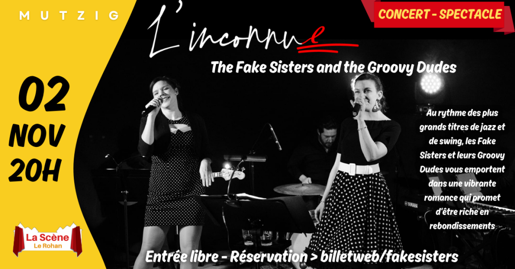 Les Fake Sisters et leur Groovy Dudes en concert (jazz & swing)