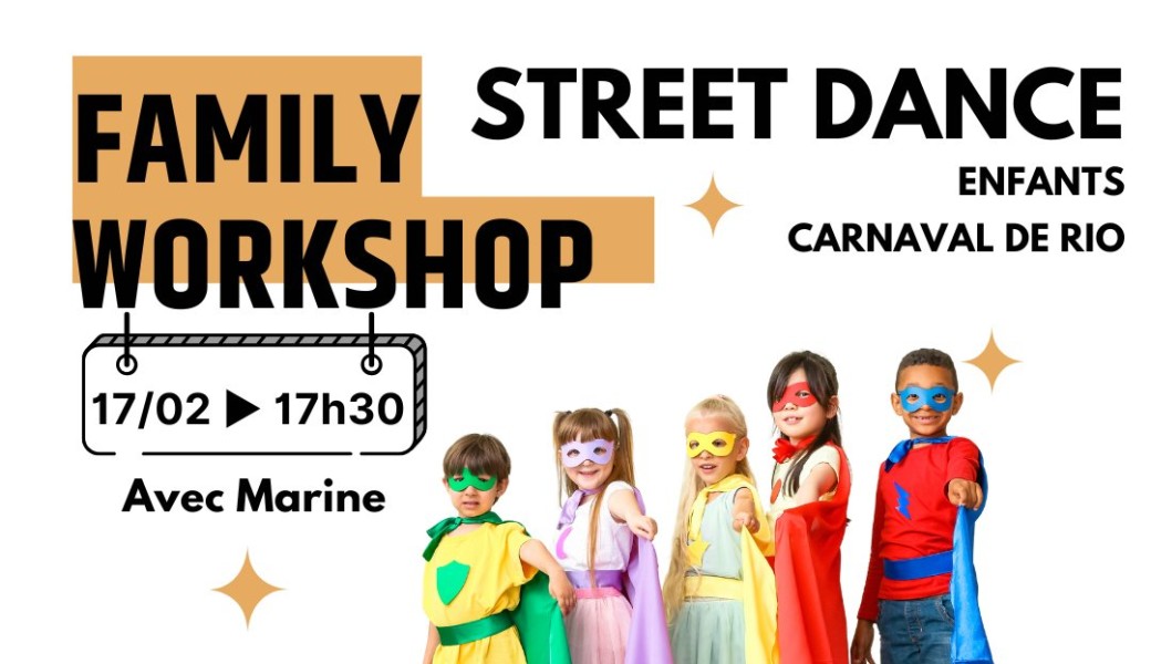 Family Workshop – Street Dance Enfants