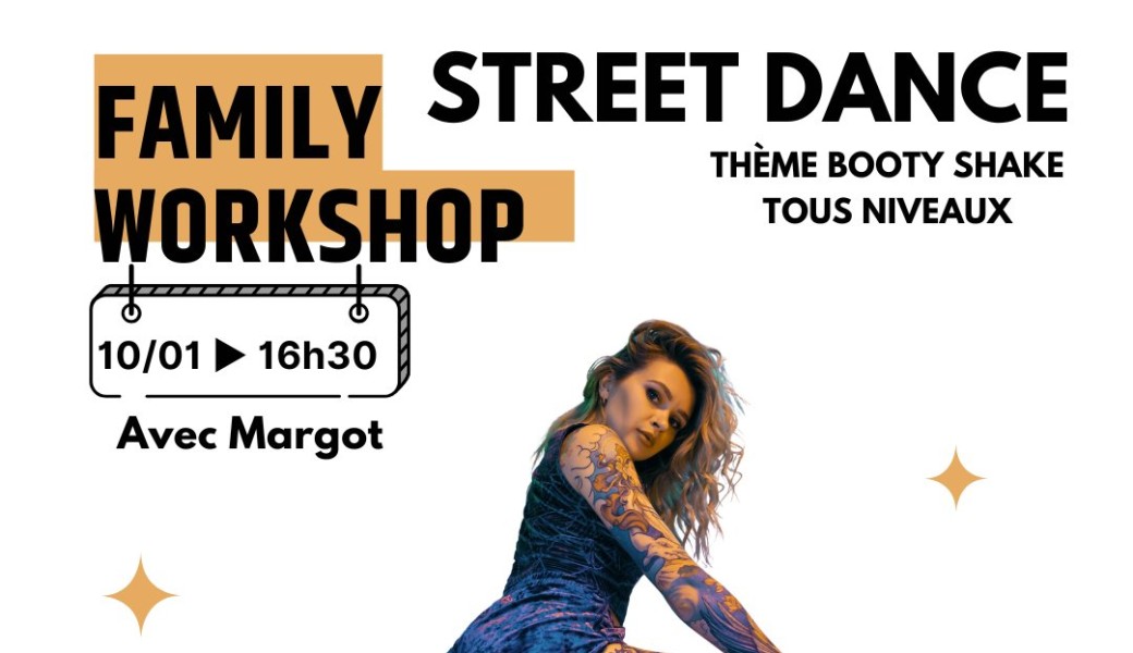 Family Workshop – Street Dance • Thème Booty Shake