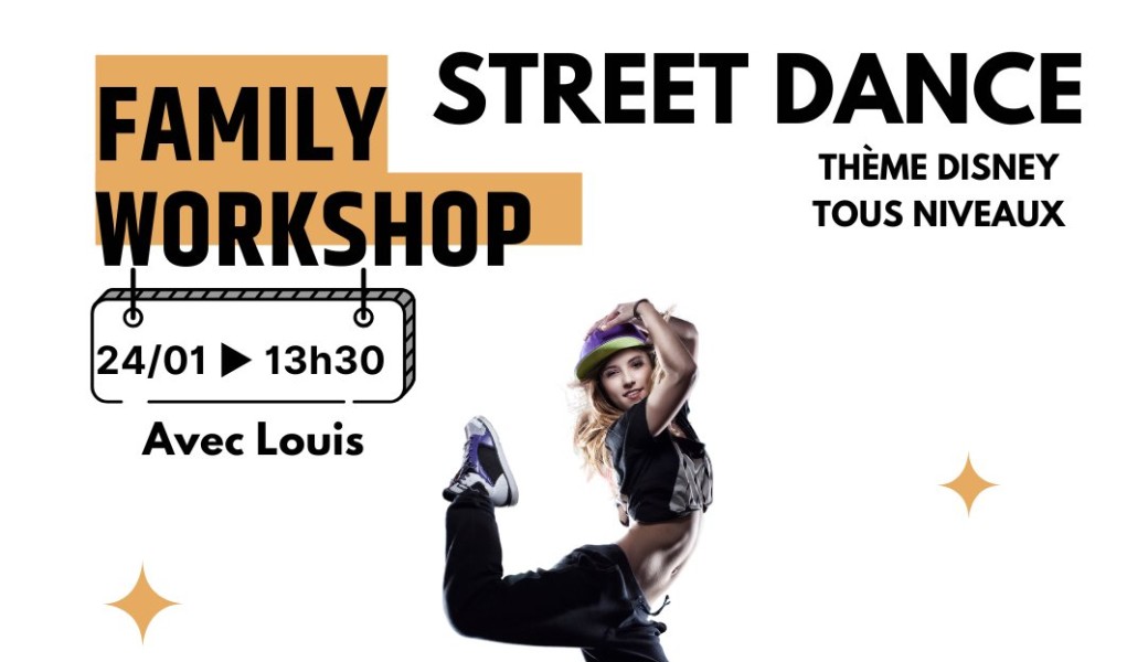 Family Workshop – Street Dance • Thème Disney