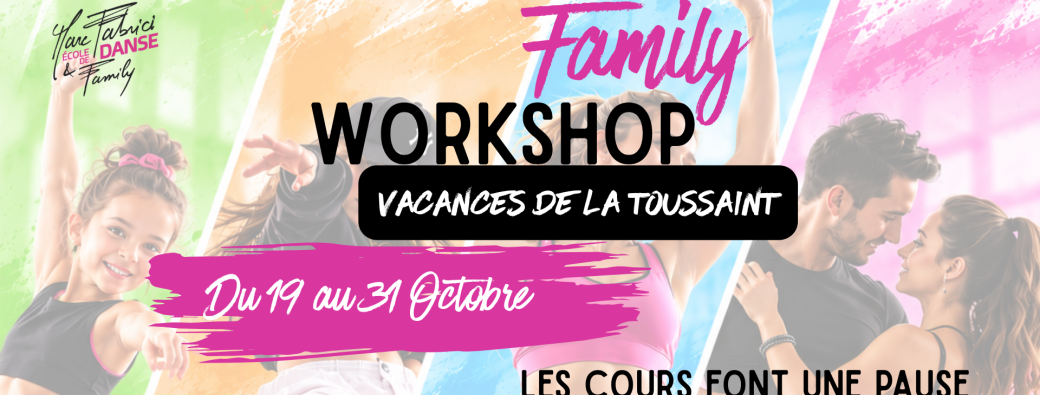 Family Workshops – Vacances de la Toussaint