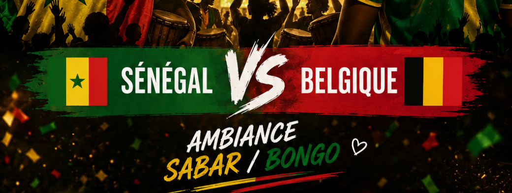 Fan zone 100% Femme Sénégal vs Belgique 