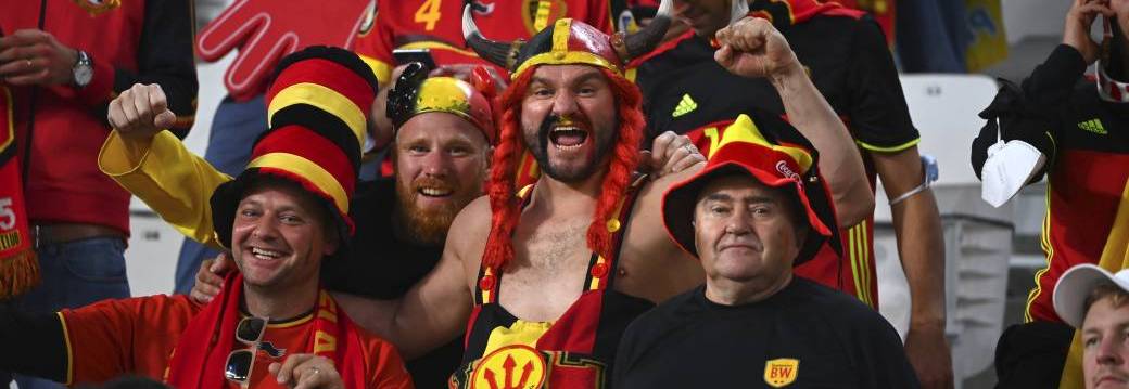 Fanzone Mouscron Belgique Vs. Maroc