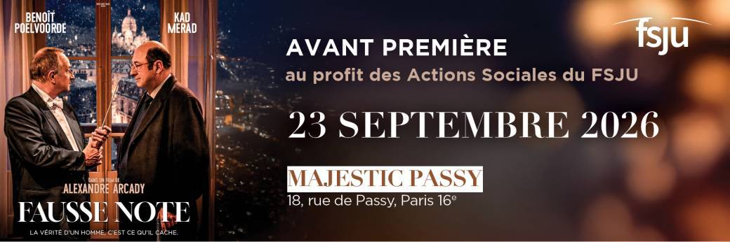 Avant première du film "Fausse note" de Alexandre Arcady Paris
