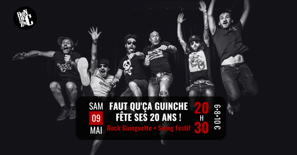 Faut Qu'ça Guinche Fête ses 20 Ans ! (Rock Guinguette • Swing Festif) 