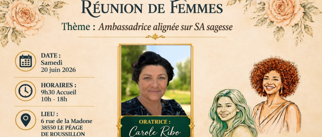 Réunion des femmes Le Péage-de-Roussillon 2026