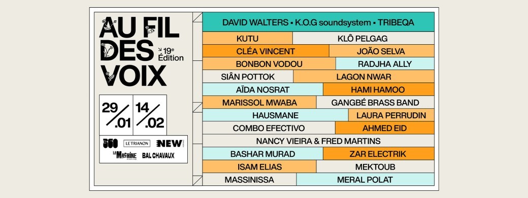 Festival Au Fil des Voix 2026 - Le 360