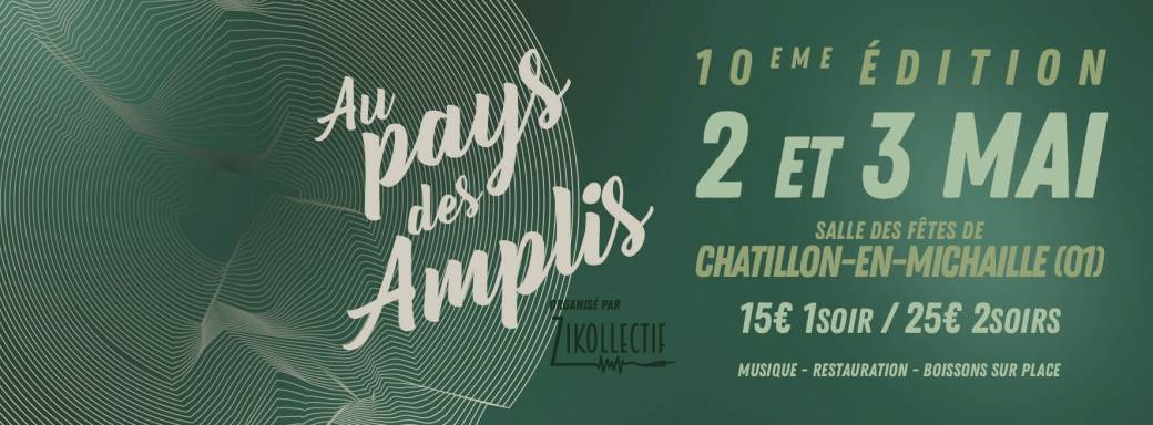 Festival au pays des amplis 2025 - 10ème édition