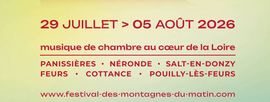 Festival des Montagnes du Matin 2026