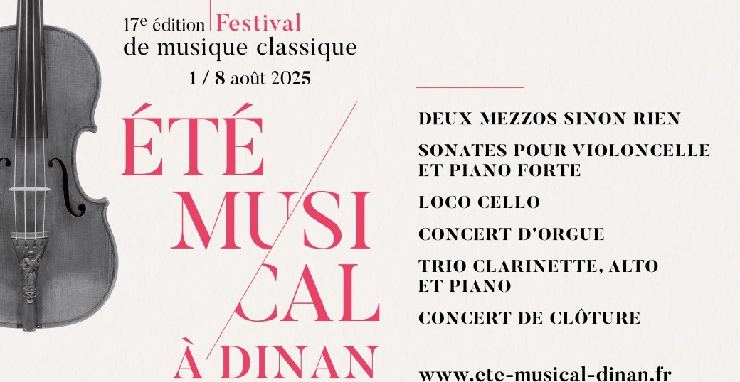 Festival Eté Musical à Dinan 2025