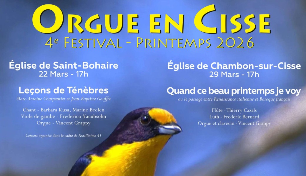 Festival Orgue en Cisse 2026 concert n 2