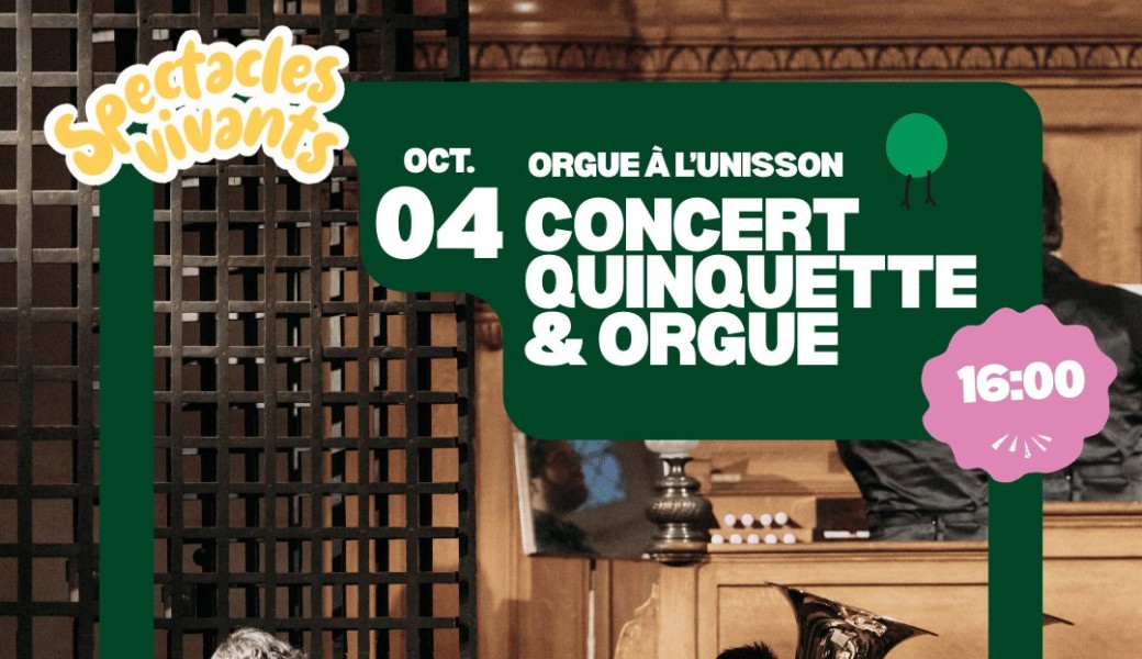 Festival Orgues à l'unisson - Concert Quinquette & Orgue