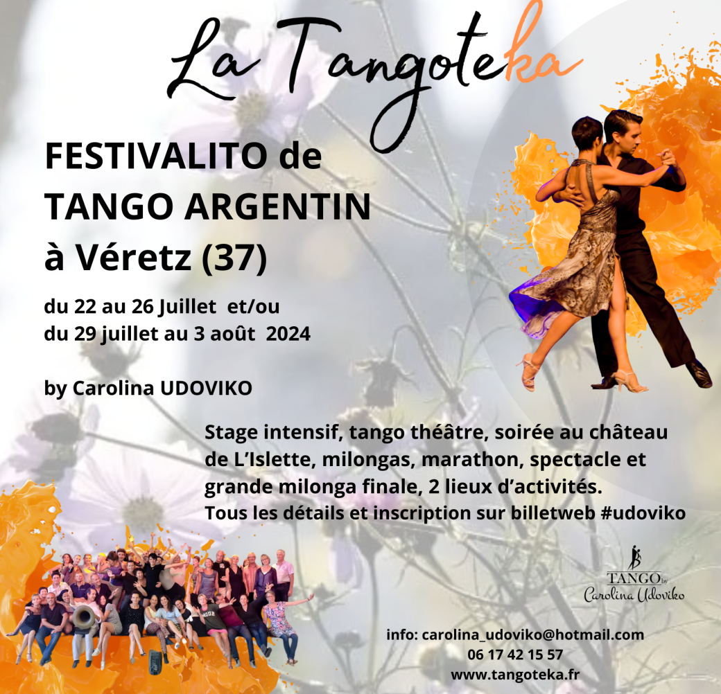 Festivalito de tango argentin à Véretz - été 2024