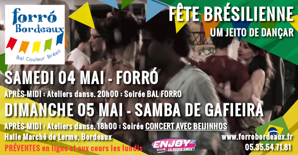 Fête Brésilienne "Um Jeito de Dançar" Forró et Samba 3