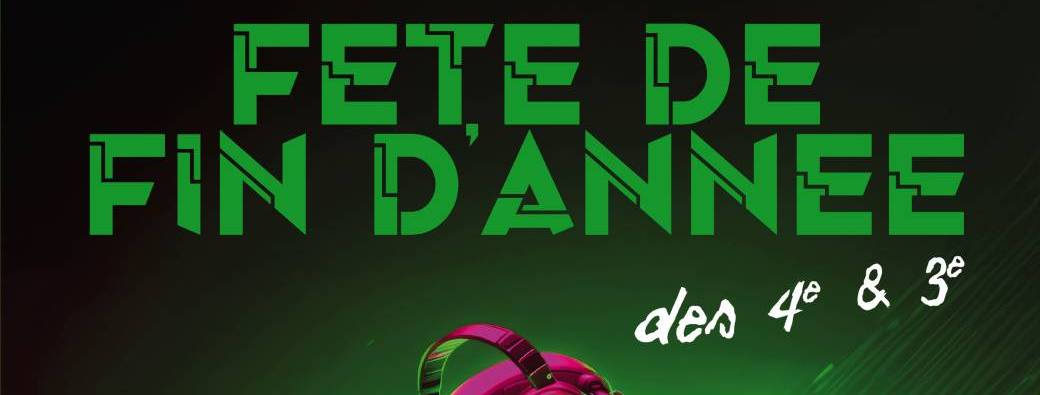 Fête de fin d'année des jeunes en 4ème et 3ème