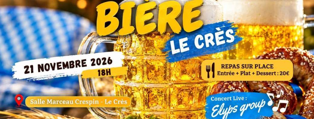 Fête de la bière 2026 - Le Crès