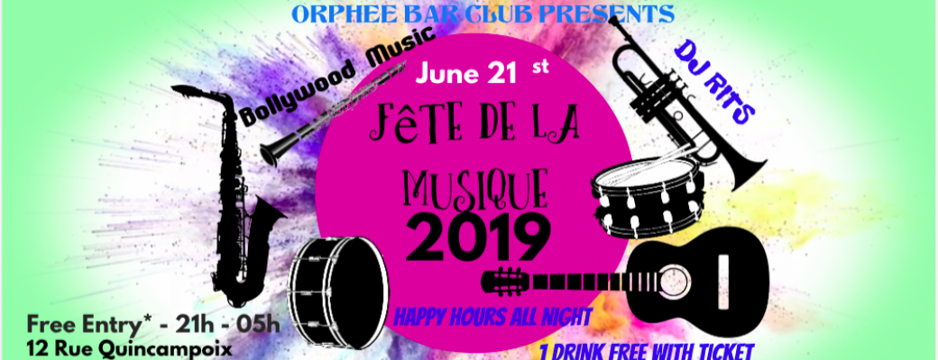 Fete de la musique 2019 - Bollywood 2.0