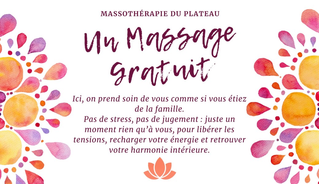 Bonne fête Maman - Massage Relaxant