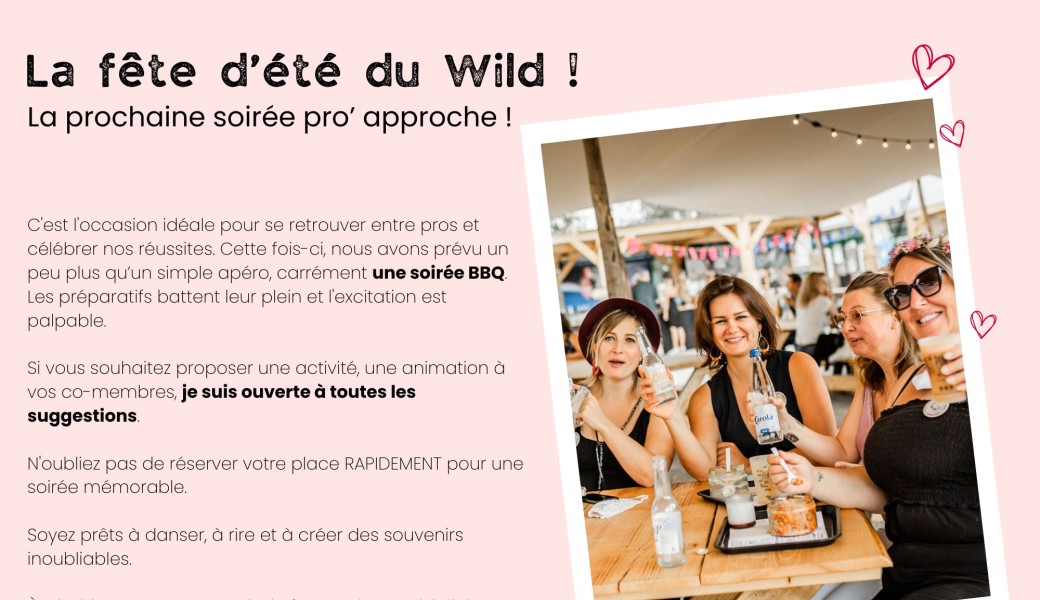 Fête d'été WILD in LOVE
