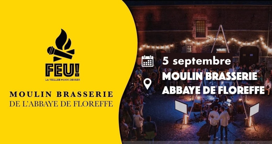 RÉSERVATION REPAS à FEU!  à l'abbaye de Floreffe le 5/09/25