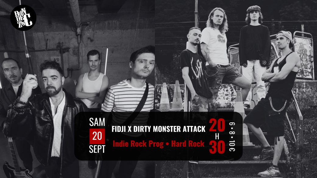 FIDJI X Dirty Monster Attack (Indie Rock Prog • Hard Rock)