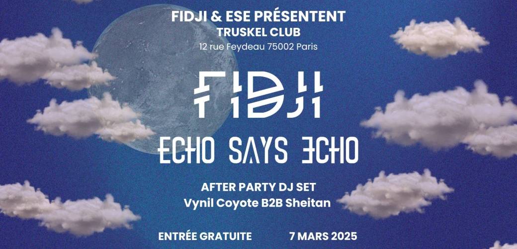 FIDJI X Echo Says Echo - Truskel Club