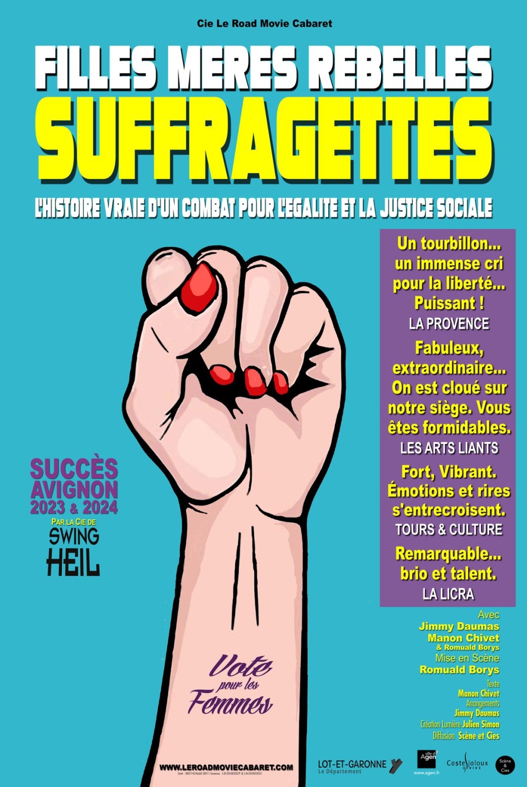 Filles, mères, rebelles : SUFFRAGETTES !