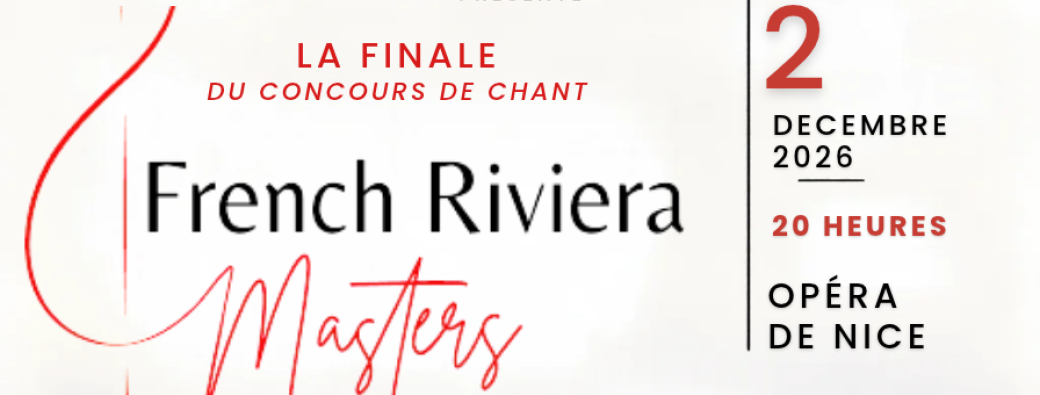Finale du concours de chant French Riviera Masters