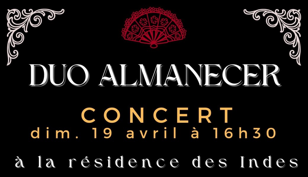 Flamenco par le duo Almenecer avec Stéphanie Saada au chant  et David Imbert à la guitare