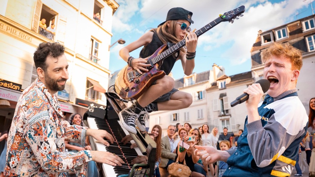 Flashmob Julien Cohen x Violin Phonix