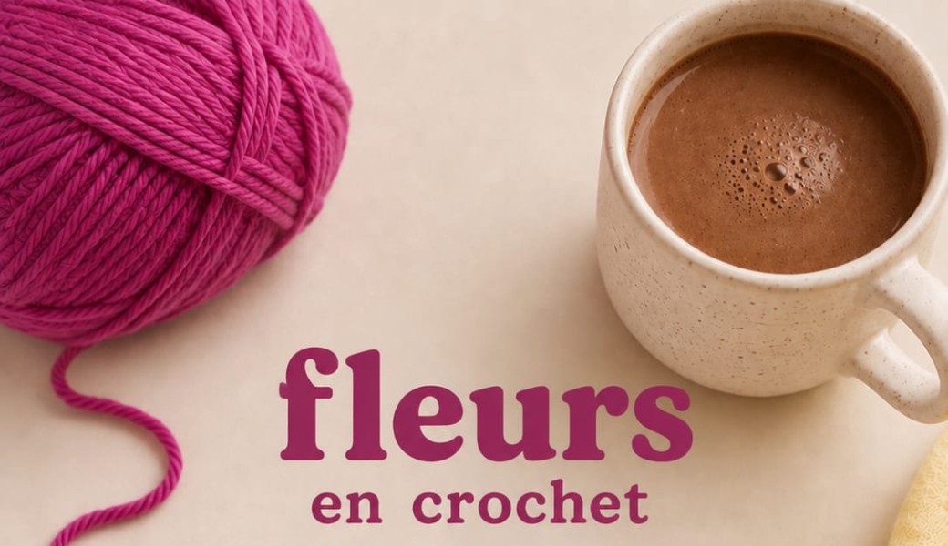 fleurs en crochet/ initiation