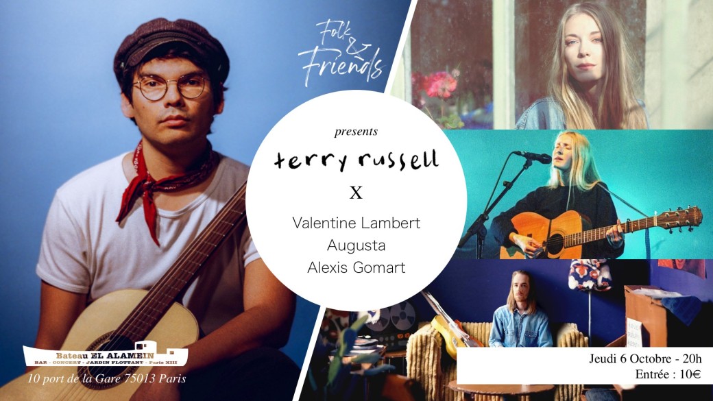 Jeu. 06/10 :Folk & Friends : Terry Russell & Spotlights // RELEASE PARTY  