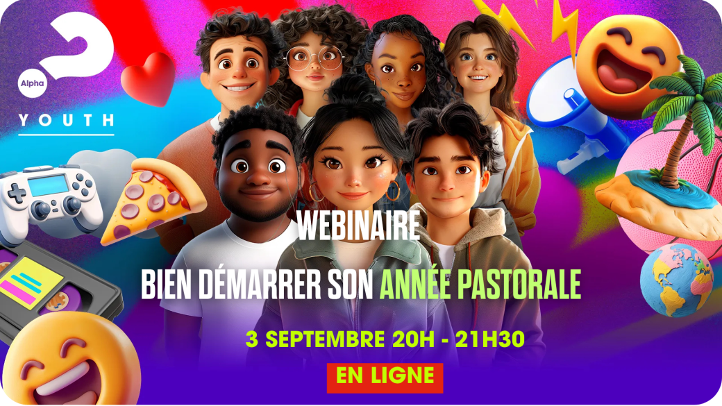 Webinaire Alpha : bien démarrer son année pastorale - 3 septembre 2026