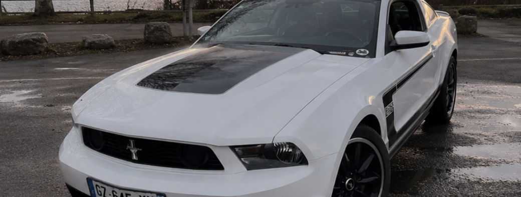 Ford Mustang BOSS 302 Blanche (1 passager)
