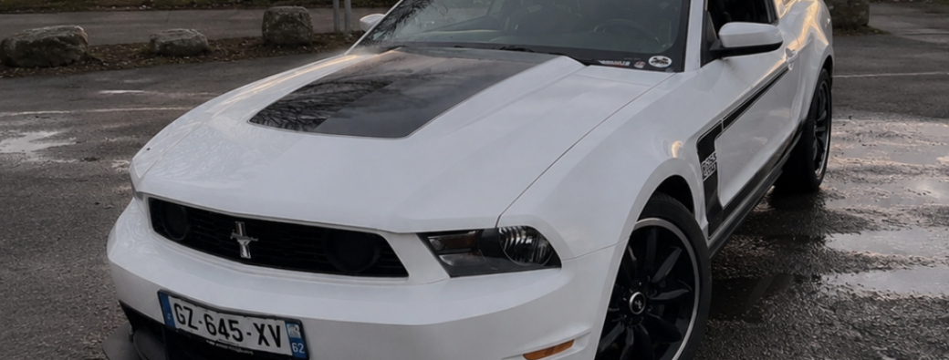 FORD Mustang BOSS 302 Blanche (1 passager)