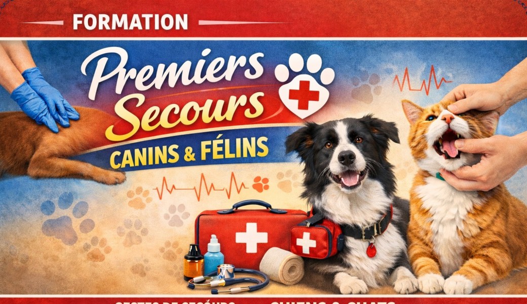 Formation 1 er Secours Canins  et félins 
