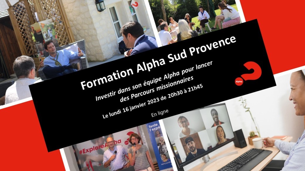 Formation Alpha Sud Provence - 16 janvier 2023