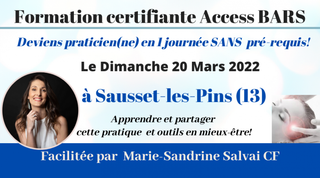 Formation certifiante Access BARS à Sausset-les-Pins