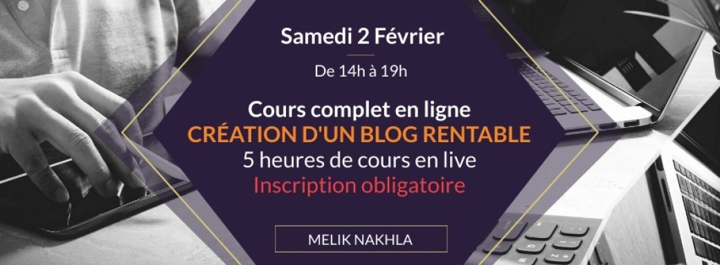 Cours en ligne : Création d'un blog rentable