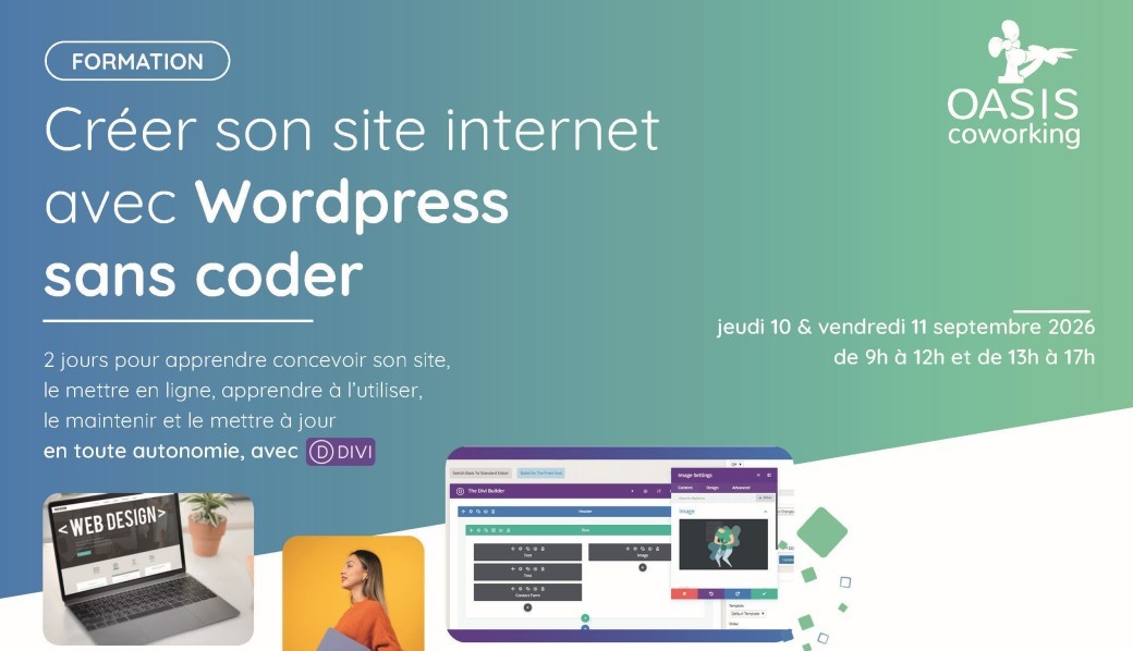 Formation : Créer son site internet avec Wordpress sans coder