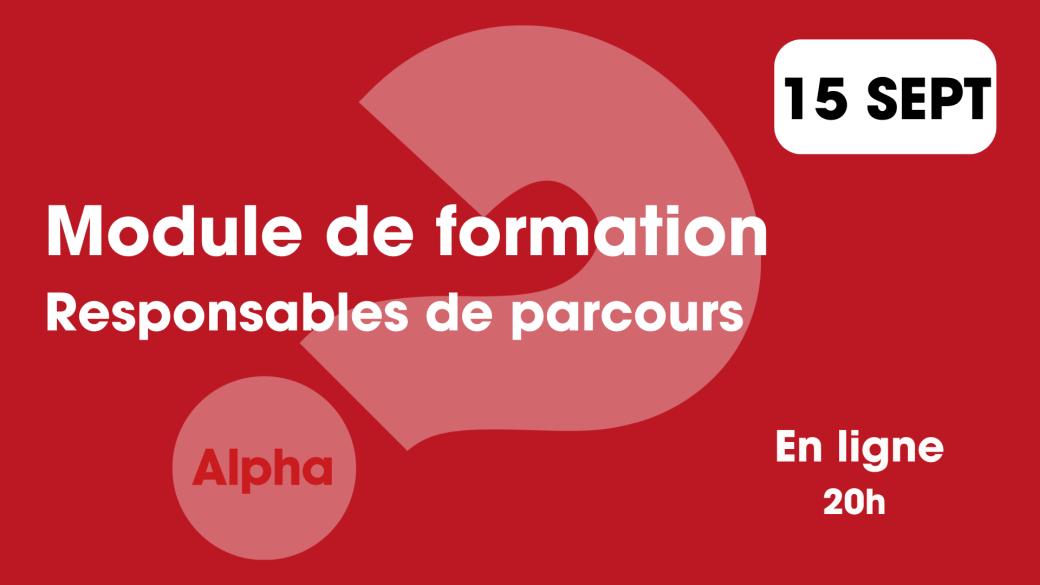 Formation des responsables de parcours - 15 septembre 2026