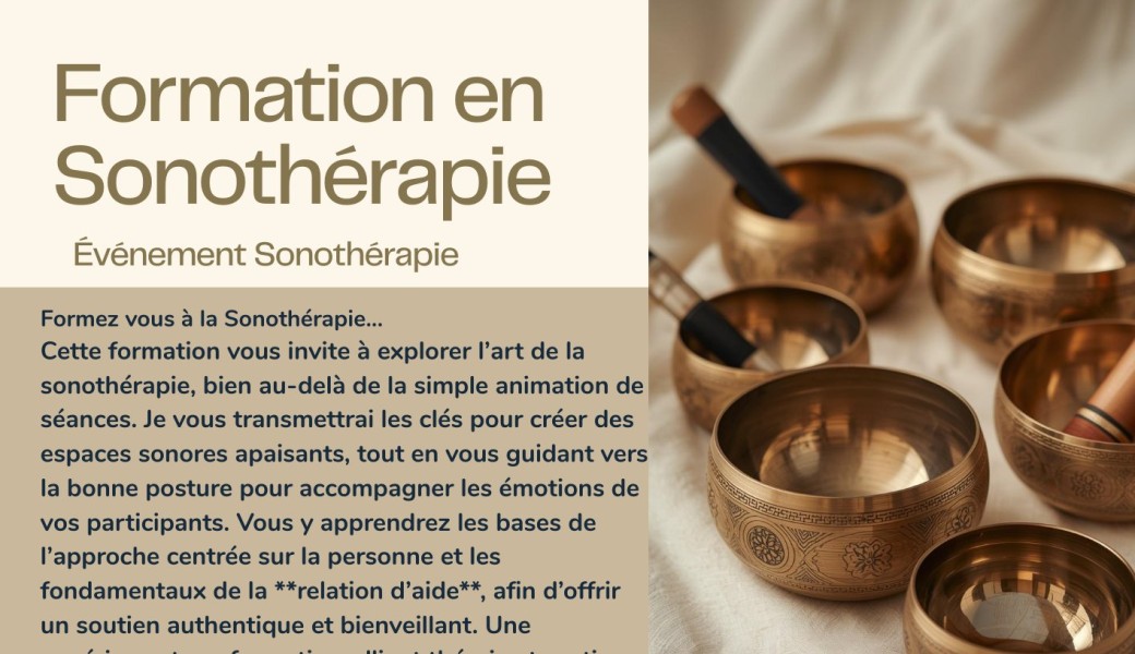 Formation en sonothérapie