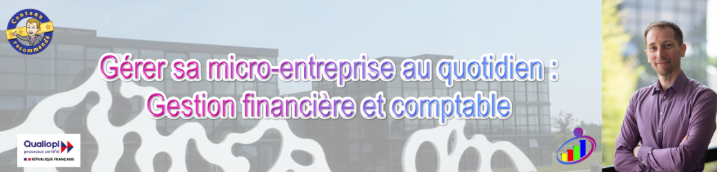 Formation : Gérer sa micro-entreprise au quotidien : Gestion financière et comptable