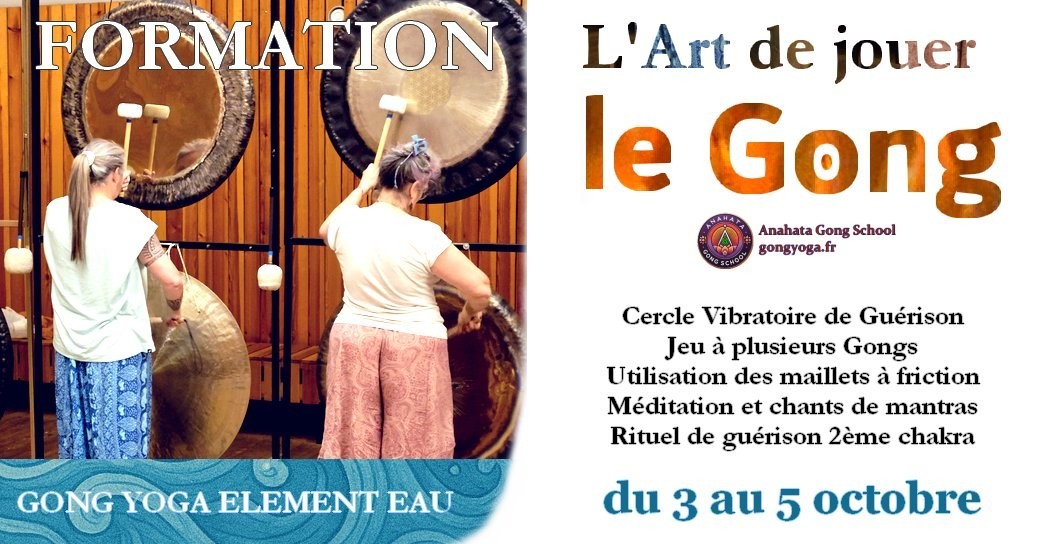 FORMATION GONG YOGA ELEMENT EAU