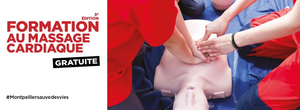 Formation gratuite au massage cardiaque #MontpellierSauveDesVies 